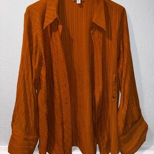 Bronze TopShop Blouse